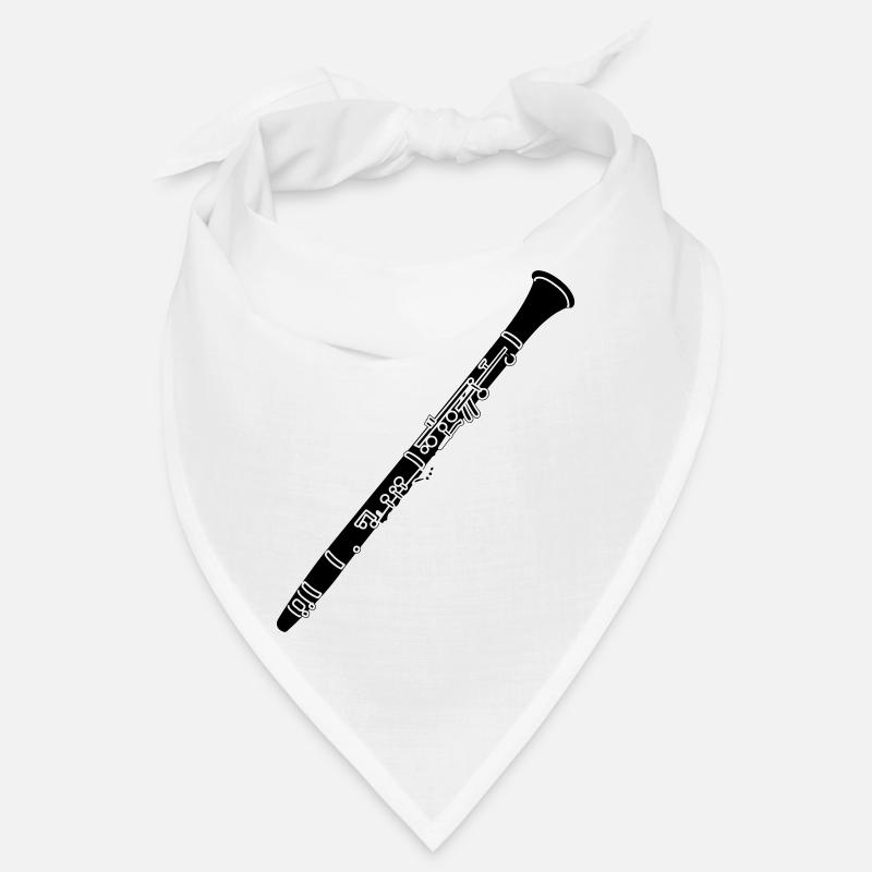 Clarinet Wind Instrument Transparent Bandana