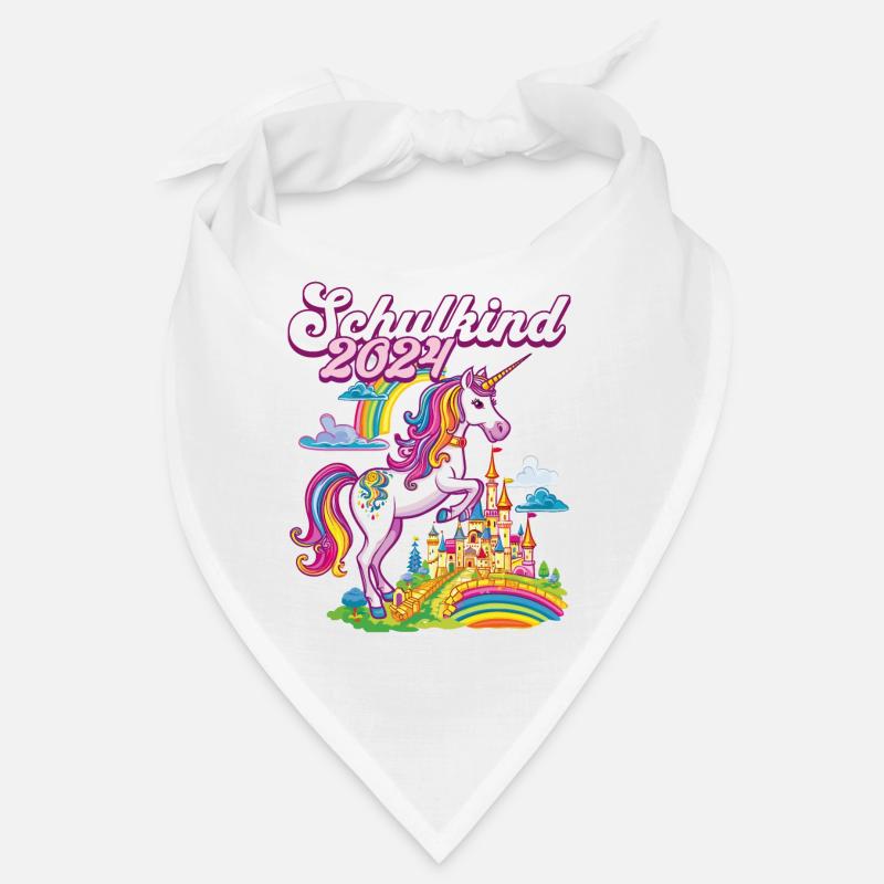 Schulkind 2024 Einhorn Einschulung Schule Schüler Bandana