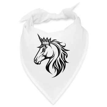 Thronfolger der Kontraste - Bandana - Weiß - Vorne
