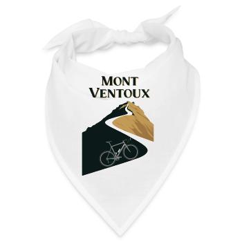 Mont Ventoux: Legendärer Radfahreranstieg - Bandana - Weiß - Vorne