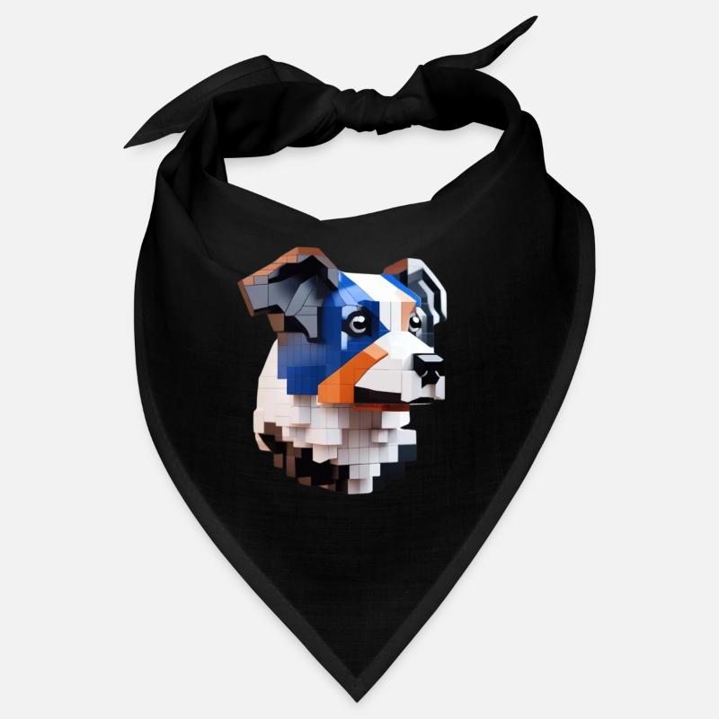Border Collie Kunst Bandana