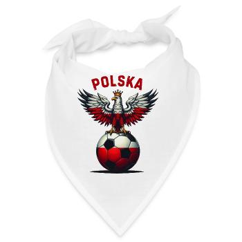 Polnischer Fußball - Bandana - Weiß - Vorne