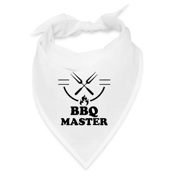 BBQ BBQ Master zum Anpassen - Bandana - Weiß - Vorne