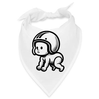 Baby an Bord, ein Familienausflug - Bandana - Weiß - Vorne