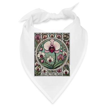 Nur noch eine Orchidee - Bandana - Weiß - Vorne