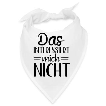 Interessant interesse Neugierig schaulustig - Bandana - Weiß - Vorne