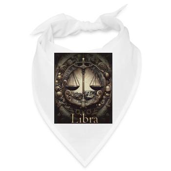 Libra Sternzeit Waage Sternzeichen - Waage - Bandana - Weiß - Vorne