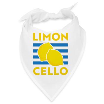 Limoncello Zitronen Tomato Girl Summer Italien - Bandana - Weiß - Vorne