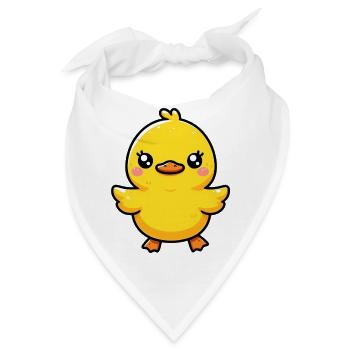 Ente Ente Ente Ente Ente - Bandana - Weiß - Vorne