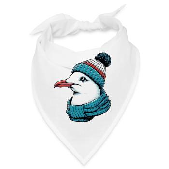 Möwe - Bandana - Weiß - Vorne
