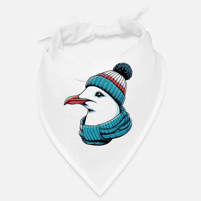 Möwe - Bandana - Weiß