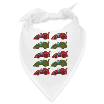 autorennen 3 - Bandana - Weiß - Vorne