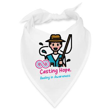 Casting Hope Taumeln im Bewusstsein - Bandana - Weiß - Vorne