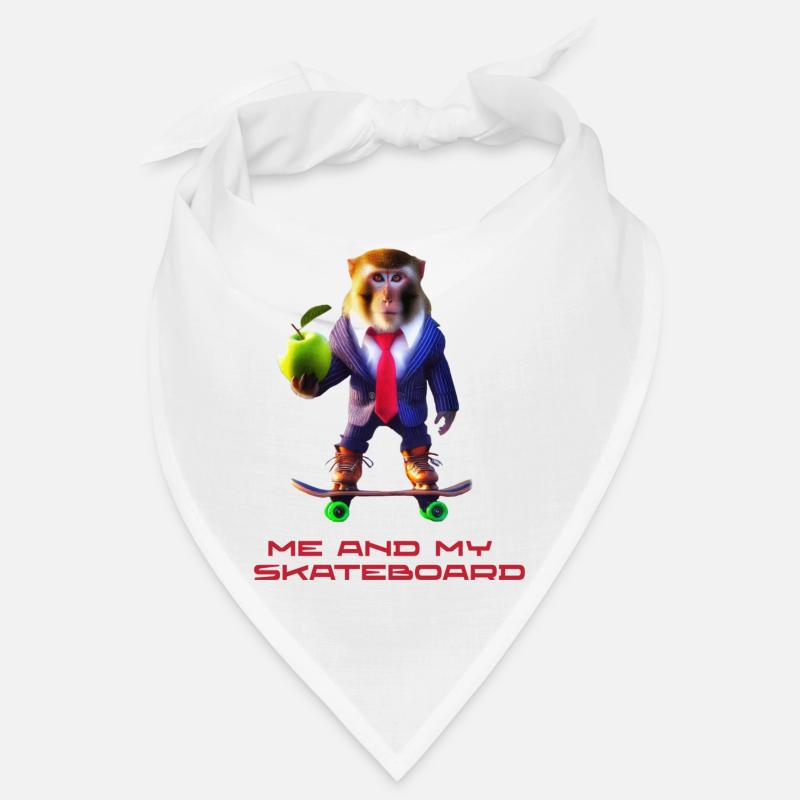 Fun monkey - Bandana - Weiß