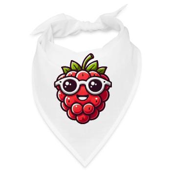Himbeere Comic - Bandana - Weiß - Vorne