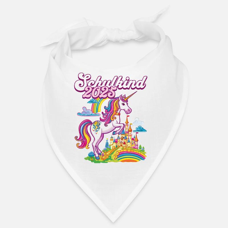 Schulkind 2025 Einhorn Einschulung Schule Schüler Bandana