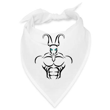 Alpha capricorn Deluxe - Bandana - Weiß - Vorne