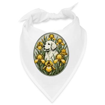 Golden Retriever - Bandana - Weiß - Vorne