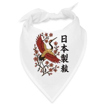 Made in Japan – Zeitlos schön - Bandana - Weiß - Vorne