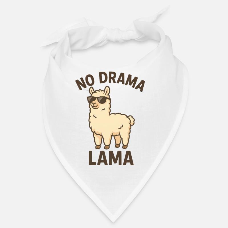 Drame Lama - Bandana - blanc