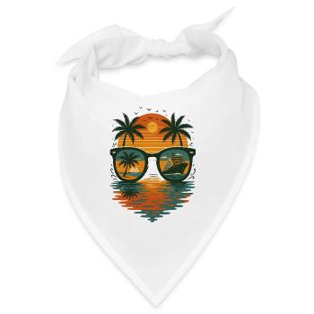 Sommerferien - Bandana - Weiß - Vorne