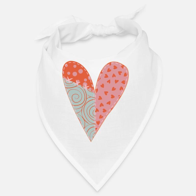 Patchwork Herz Nr. 1 Bandana