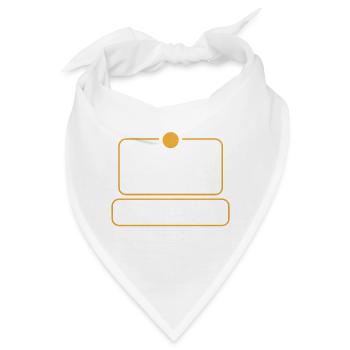 Christliche Verbindung: Jesus_Saves_123 - Bandana - Weiß - Vorne