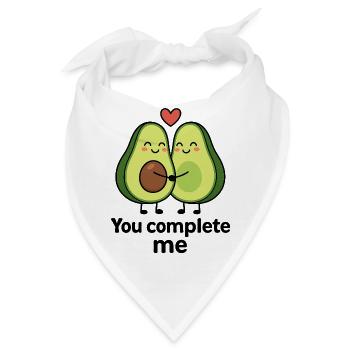 Avo Love Motivationsgeschenk - Bandana - Weiß - Vorne