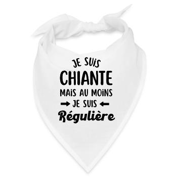 Ich bin nervig und regelmäßig - Bandana - Weiß - Vorne