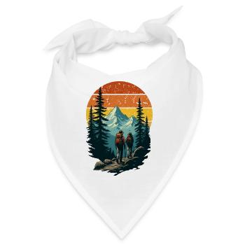 Bergnatur-Abenteurer - Bandana - Weiß - Vorne