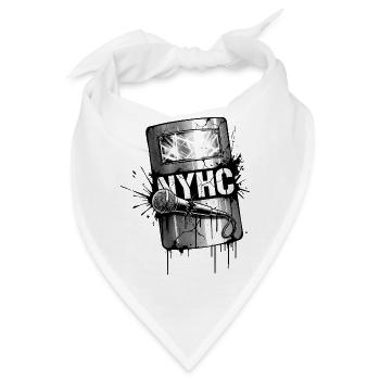 NYHC Graffiti Kunst Design - Bandana - Weiß - Vorne