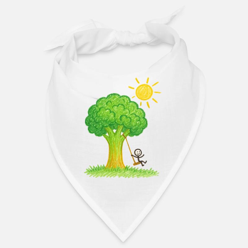 Broccoli Tree Swingin’ Days Bandana