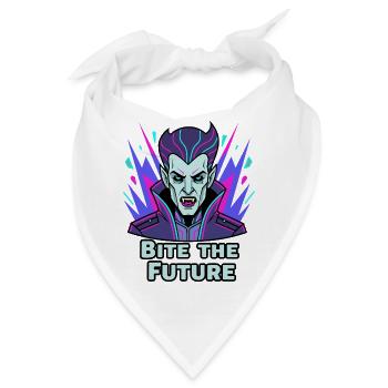 Bite the Future: Neon Vampire - Bandana - Weiß - Vorne