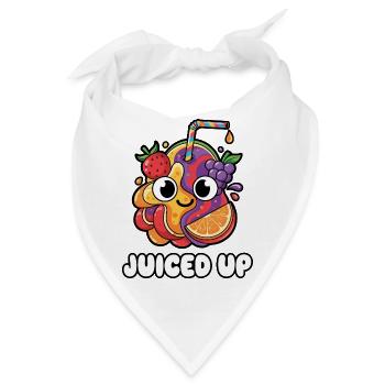 Juiced Up Fruchtfreund Cartoon - Bandana - Weiß - Vorne