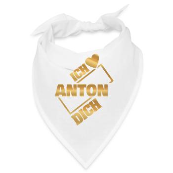Anton als Couple - Bandana - Weiß - Vorne