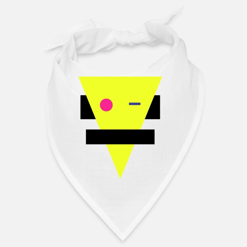 Neon Geometric Silhouette Bandana