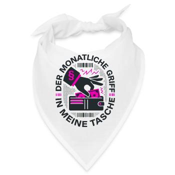 Der Monatliche Griff In Meine Tasche - Bandana - Weiß - Vorne