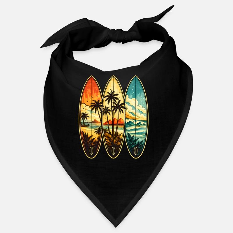 Triptyque Surf Tropique Bandana