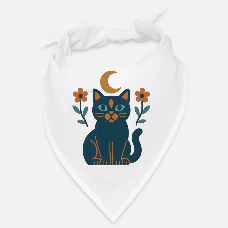 Moonlight Cat Dreams Bandana