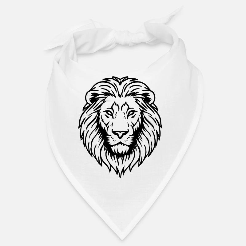 Löwe Illustration Bandana