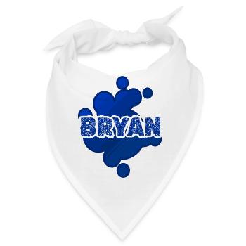 Babybauch Bryan - Bandana - Weiß - Vorne
