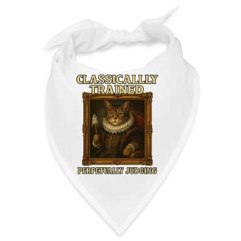 Classically Trained Perpetually Judging Renaissanc - Bandana - Weiß - Vorne