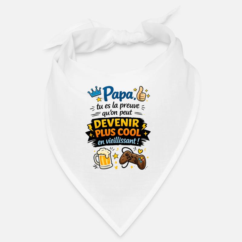 Papa, preuve que l'âge brille Bandana