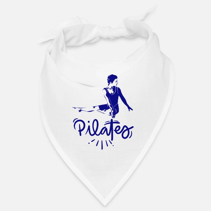 Pilates Silhouette Blue Dedicated Bandana