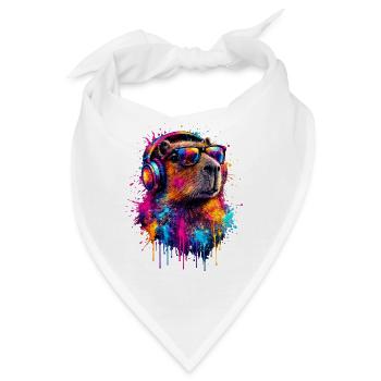 Capybara - Bandana - Weiß - Vorne
