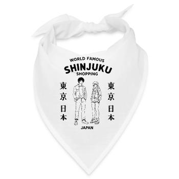 Shinjuku Shopping Japan - Bandana - Weiß - Vorne