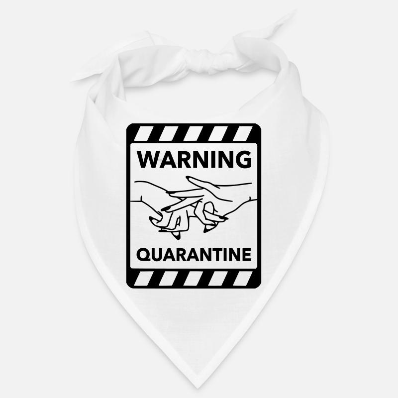 Warnung: Quarantäne Bandana