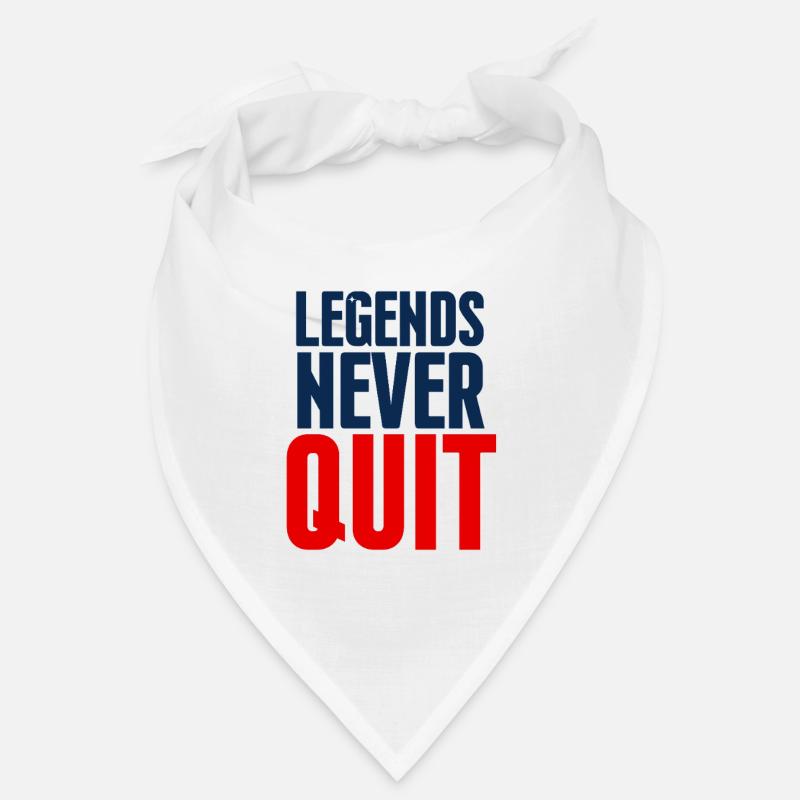 Legends Never Quit Bold Bandana