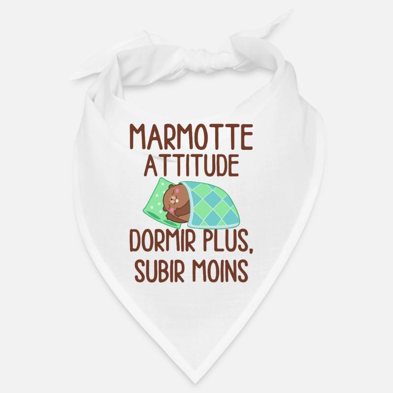 Marmotte Attitude Dormir Plus Bandana
