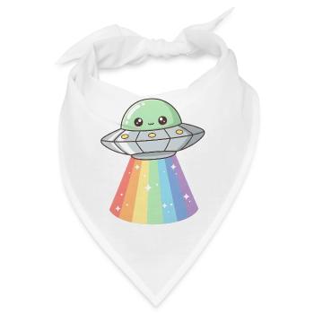 Ufo - Bandana - Weiß - Vorne